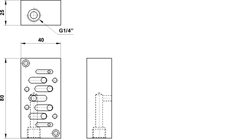 Kit adattatore entrata separata per valvole ISO 1