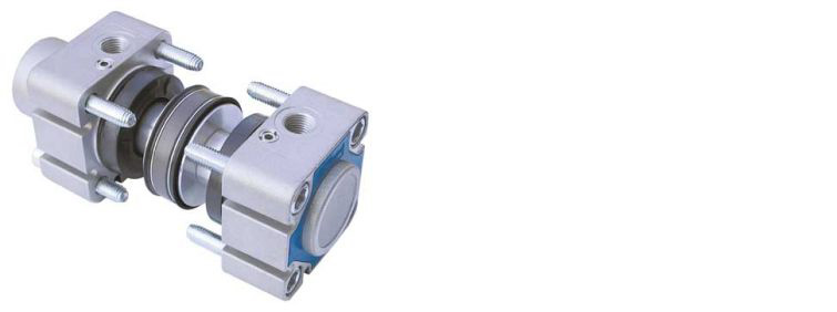 Kit cilindro ISO 15552 magnetico ø50 con guarnizioni standard, pistone in alluminio